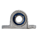 Mini pillow block bearing MKP Ø15, set screw, stainless steel