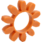 SPIDEX 125/145 nature 95°, spider, Shore A, coupling element, polyurethan