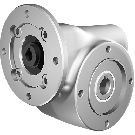 Clean-Geartech N30, worm gear Ø14, 61:1, input 56B14, stainless steel