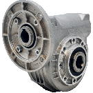 Hydro-Mec 063, worm gear Ø25 SS hollow shaft, 36:1, input 90B14, aluminium