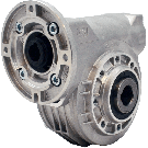 Hydro-Mec 063, worm gear Ø25 SS hollow shaft, 45:1, input 71B14, aluminium