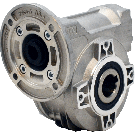 Hydro-Mec 050, worm gear Ø25 hollow shaft, 36:1, input 71B14, aluminium