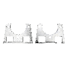 Hydro-Mec 030 set off feet type S, Steel