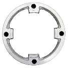 Hydro-Mec 085 afgangsflange FL, Aluminium