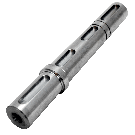 Hydro-Mec 050 shaft Ø25x52 mm double, Steel