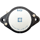 NG waterproof flange bearing F2 Ø40, 2-bolt, closed cover