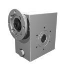 Clean-Geartech VFI I50, worm gear Ø25, 43:1, input 63B14, B3, OF320, stainless steel