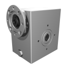 Clean-Geartech VFI I63, snekkegear Ø25, 67:1, indgang 71B14, B3, OF320, rustfrit stål