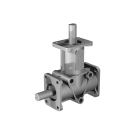 Poggi vinkelgear 4011, R1:1, D1, Ø15f7, 2-vejs, Aluminium