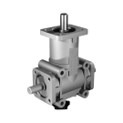Poggi reversing gearbox 2023, R1:1, D1/2, Ø19h7, 3-way, Aluminium
