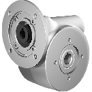 Clean-Geartech N45, Schneckengetriebe Ø18, 46:1, Eingang 71B14, Edelstahl