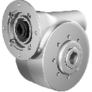 Clean-Geartech N63, worm gear Ø25, 60:1, input 80B14, stainless steel