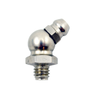 NG grease nipple M6x1, 45 degrees, stainless steel