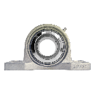 Pillow block bearing SUCP208S, Ø40, with feet, stainless steel
