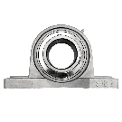 Pillow block bearing SUCP212S, Ø60, with feet, stainless steel