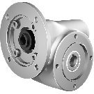 Clean-Geartech N30, worm gear Ø14, 80:1, input 63B14, stainless steel
