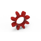 SPIDEX 28/38 red 98°, spider, Shore A, coupling element, polyurethane