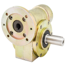 BJ-Gear, Worm Gear, Cast Iron, Yellow Chromated, Configurable