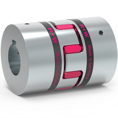 R+W EK1 20 A 15 10 elastomer coupling, aluminium and TPU