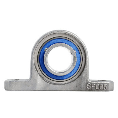 Mini pillow block bearing MKP Ø25, set screw, stainless steel