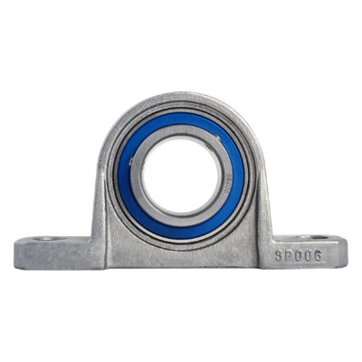 Mini pillow block bearing MKP Ø30, set screw, stainless steel