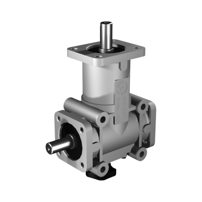 Poggi reversing gearbox 2019, R1:1, D1/2, Ø19h7, 2-way, Aluminium Poggi reversing gearbox 2019, R1:1, D1/2, Ø19h7, 2-way, Aluminium