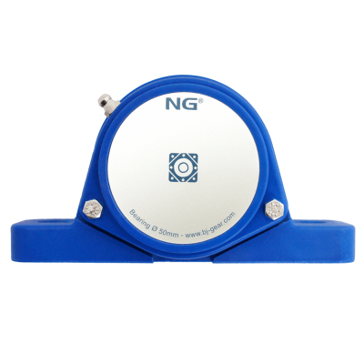 NG waterproof pillow block bearing SF2 Ø50, 2-bolt, closed cover, blue NG waterproof pillow block bearing SF2 Ø50, 2-bolt, closed cover, blue