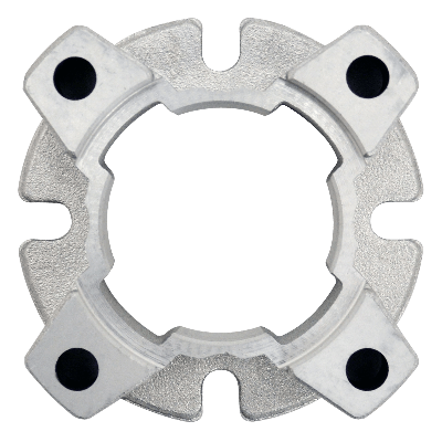 Hydro-Mec 030 afgangsflange F1, Aluminium