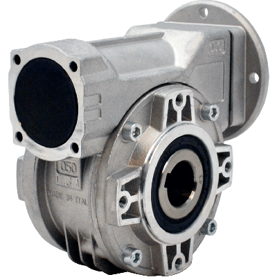 Hydro-Mec 050, Schneckengetriebe Ø25 SS Hohlwelle, 30:1, Eingang 63B14, Aluminium