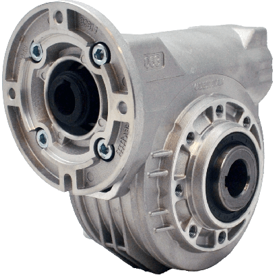 Hydro-Mec 063, snekkegear Ø25 SS hulaksel, 40:1, indgang 71B14, aluminium