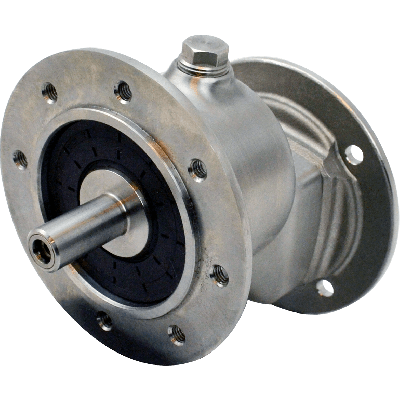 Clean-Geartech 211N, 1 Stufig Stirnradgetriebe, 3,38:1, Eingang 63B14, Abgang 71B14, Edelstahl