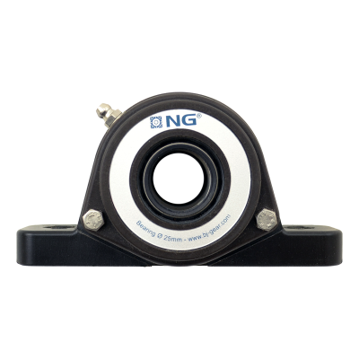 NG waterproof pillow block bearing SF2 Ø25, 2-bolt, open cover