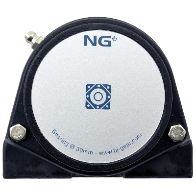 NG waterproof pillow block bearing with thread S2 Ø30, 2-bolt, closed cover