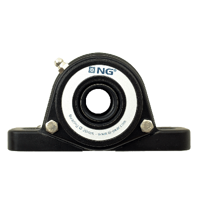 NG waterproof pillow block bearing SF2 Ø20, 2-bolt, open cover