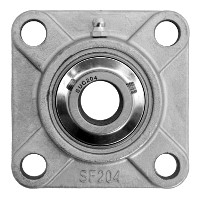 Flange bearing SF Ø20, 4-bolt, stainless steel