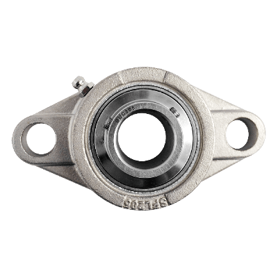 Flange bearing SFL Ø25, 2-bolt, stainless steel