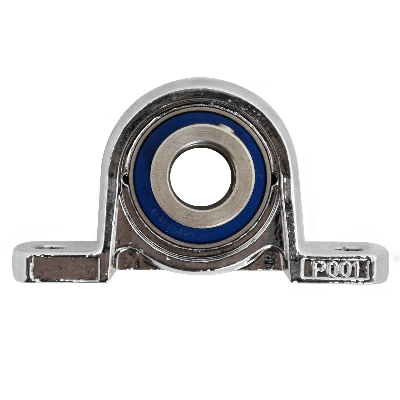 Mini pillow block bearing MUP Ø15, eccentric collar, stainless steel