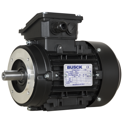 Busck AC motor T3A80B-4, 0,75kW, 1430RPM, B14, 230/400, 50 Hz, Aluminium