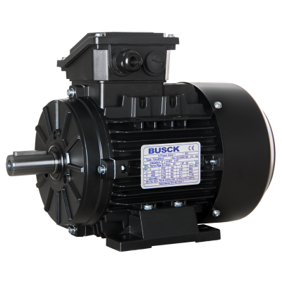 Busck AC motor T3A90S-4B3, 1,1kW, 1440RPM, B3, 230/400, 50 Hz, Aluminium