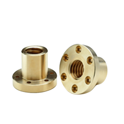 CONTI FXN Tr 32x6 trapezoidal nut with flange, right thread bronze