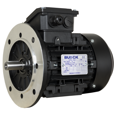 Busck AC motor T2A71A-4B5, 0,25kW, 1400RPM, B5, 230/400, 50 Hz, Aluminium