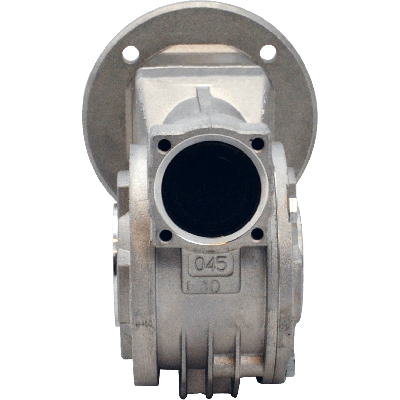 Hydro-Mec 030, Schneckengetriebe Ø14 SS Hohlwelle, 20:1, Eingang 56B14, Aluminium