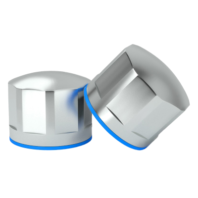 Hygenic Nut, M12 thread, Nut height 18mm, Diameter Ø22, stainless steel