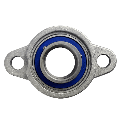 Mini flange bearing MKFL Ø30, set screw, stainless steel