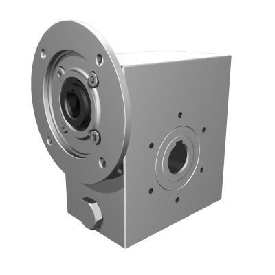 Clean-Geartech N63, Schneckengetriebe Ø25, 7:1, Eingang 71B14, Edelstahl