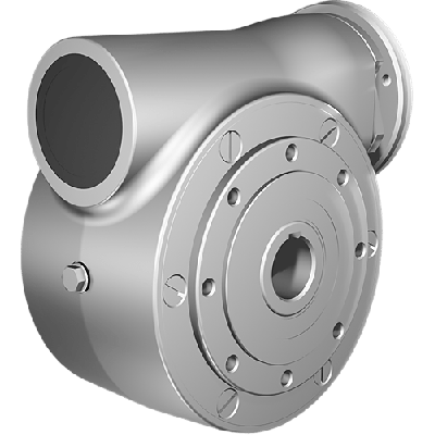 Clean-Geartech N30, snekkegear Ø14, 20:1, indgang 63B14, rustfrit stål