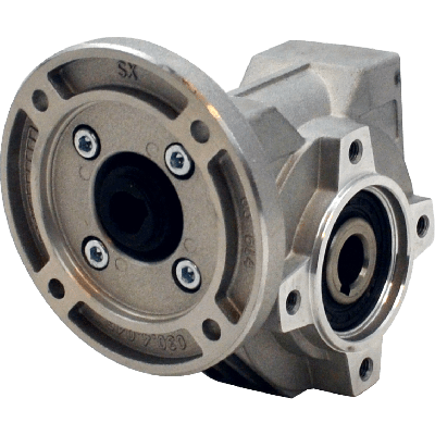 Hydro-Mec 030, snekkegear Ø14 SS hulaksel, 80:1, indgang 63B14, aluminium