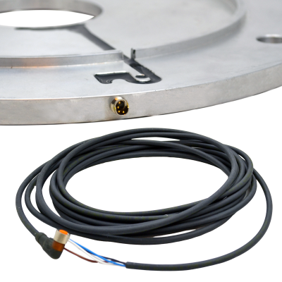 BEGE flangeencoder MIG Basic MB-080-09-0016-7, 16 pulser, 10m kabel, rustfrit stål