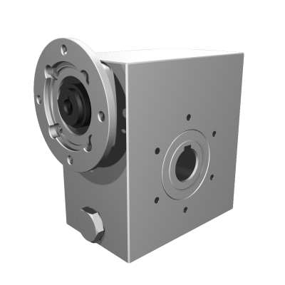 Clean-Geartech VFI I50, worm gear Ø25, 36:1, input 63B14, B3, OF320, stainless steel