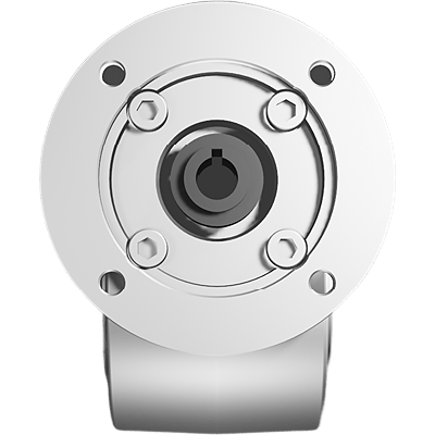 Clean-Geartech N30, worm gear Ø14, 15:1, input 63B14, stainless steel